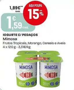 Intermarché Iogurte c/ pedaços Mimosa promoção