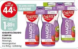 Intermarché Iogurte líquido corpos danone promoção