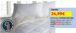 Auchan Edredão HOMESPECIAL promoção