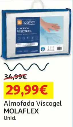 Auchan Almofada Viscogel MOLAFLEX promoção