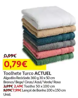 Auchan Toalhete Turco ACTUEL promoção