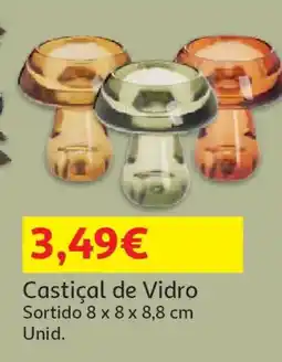 Auchan Castiçal de Vidro promoção