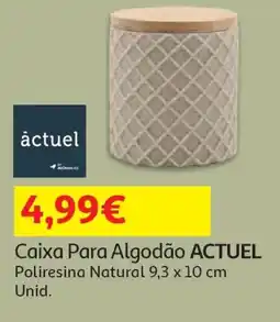 Auchan Caixa Para Algodão ACTUEL promoção