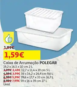 Auchan Caixa de Arrumação POLEGAR promoção