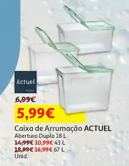 Auchan Caixa de Arrumação ACTUEL promoção