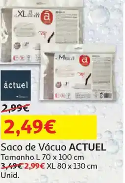 Auchan Saco de Vácuo ACTUEL promoção