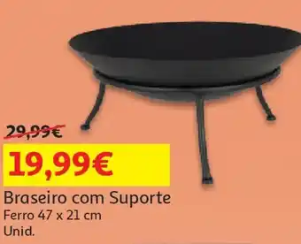 Auchan Braseiro com Suporte promoção