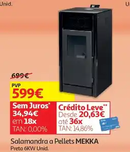 Auchan Salamandra a Pellets MEKKA promoção