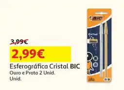 Auchan Esferográfica Cristal BIC promoção