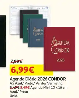 Auchan Agenda Diária 2026 CONDOR promoção