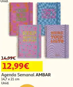 Auchan Agenda Semanal AMBAR promoção