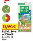 Auchan Bebida Soja AUCHAN Baunilha promoção