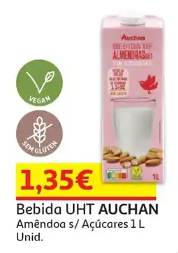 Auchan Bebida UHT AUCHAN Amêndoa s/ Açúcares promoção