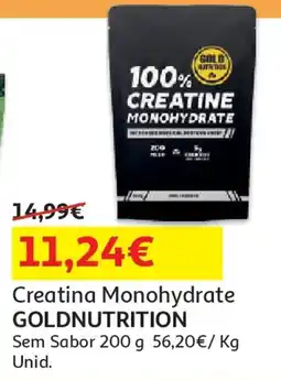 Auchan Creatina Monohydrate GOLDNUTRITION promoção