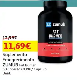 Auchan Suplemento Emagrecimento ZUMUB Fat Burner promoção