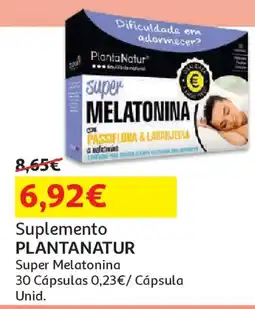 Auchan Suplemento PLANTANATUR Super Melatonina promoção