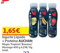 Auchan logurte Líquido + Proteína AUCHAN promoção