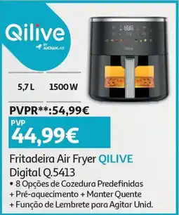 Auchan Fritadeira Air Fryer QILIVE Digital Q.5413 promoção