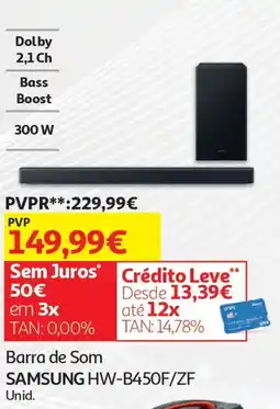 Auchan Barra de Som SAMSUNG HW-B450F/ZF promoção