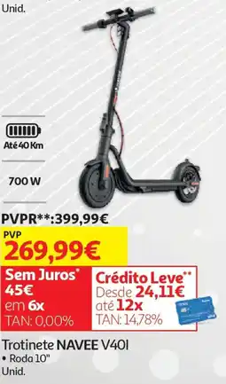 Auchan Trotinete NAVEE V40I promoção