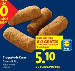 Lidl Croquete de Carne promoção