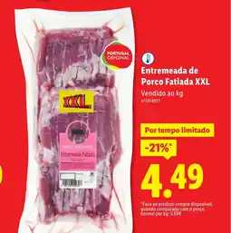 Lidl Entremeada de Porco Fatiada XXL promoção