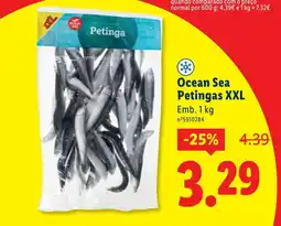 Lidl Ocean Sea Petingas XXL promoção