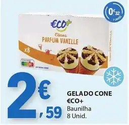 E.Leclerc Gelado cone €co+ promoção