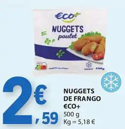 E.Leclerc Nuggets de frango €co+ promoção