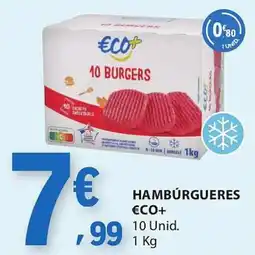 E.Leclerc Hambúrgueres €co+ promoção