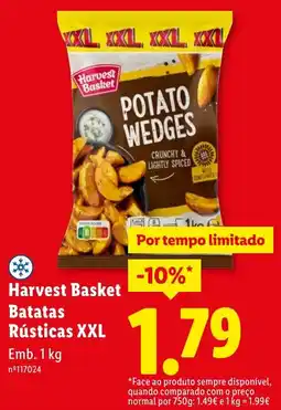 Lidl Harvest Basket Batatas Rústicas XXL promoção
