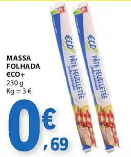 E.Leclerc Massa folhada €co+ promoção