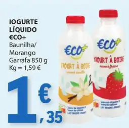 E.Leclerc Iogurte líquido €co+ promoção