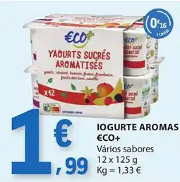 E.Leclerc Iogurte aromas €co+ promoção