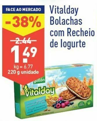 ALDI Bolacha recheada gullon promoção