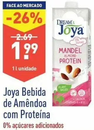 ALDI Bebida de amêndoa joya promoção