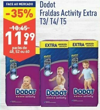 ALDI Fraldas dodot promoção
