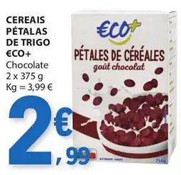 E.Leclerc Cereais pétalas de trigo €co+ promoção