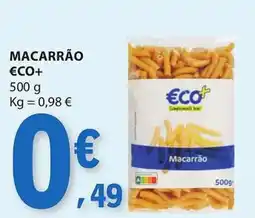 E.Leclerc Macarrão €co+ promoção