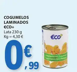 E.Leclerc Cogumelos laminados €co+ promoção