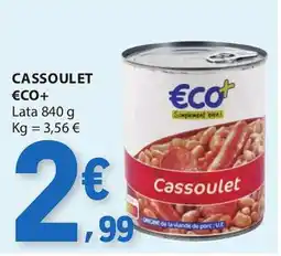 E.Leclerc Cassoulet €co+ promoção