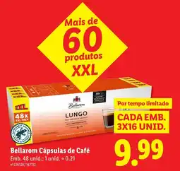 Lidl Bellarom Cápsulas de Café promoção