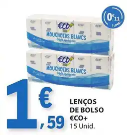 E.Leclerc Lenços de bolso €co+ promoção
