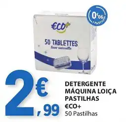 E.Leclerc Detergente máquina loiça pastilhas €co+ promoção