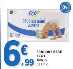 E.Leclerc Fraldas bebé €co+ promoção
