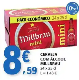 E.Leclerc Cerveja com álcool millbrau promoção