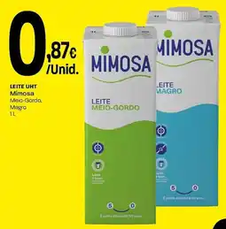 Intermarché Leite uht Mimosa promoção