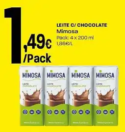 Intermarché Leite c/ chocolate Mimosa promoção