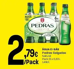 Intermarché Água c/ gás pedras salgadas promoção