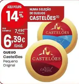 Intermarché Queijo castelões pequeno original promoção